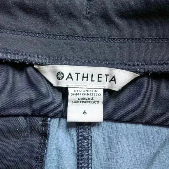 Athletes Trekkie North Joggers  Ethereal Bloom Blue High Waisted Women's size 6 - Picture 9 of 15